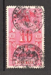 Prussia Late 1800s 10m Revenue Used / Dark Carmine – S60849