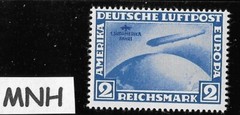MNH Stamp Private reprint / copy / C38 1930 Germany Zeppelin Air ship