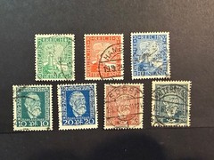 Germany #340 – 343 & 347 – 349 Used * 2024 Scott Catalogue Value $ 5.15