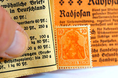 1920 Deutsches Reich German Empire Stamp Booklets Stamps 142, 143 & 139 Mint