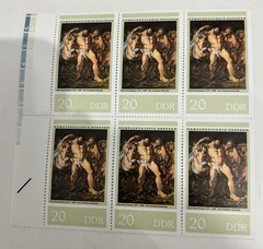 DDR Germany 1977 Stamps 400th Anniversary of Peter Paul Ruben, Mint Never Hinged