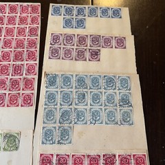 MASSIVE ACCUMULATION LOT GERMANY POSTHORN STAMPS ON PAGES, INCLUDES HIGH DENOMS