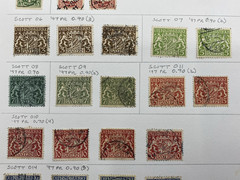 Germany States, Bavaria, Used& Mint – hinged on one album page, 1916-1920