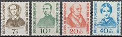 GERMANY:1955 SC#B344-B347 MHOG Surtax for independent welfare organizatio AP4297