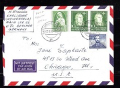 Postal History, Germany, Commercial Cover, 1952, 