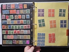 1800-1900 Germany & Colonies Stamp Collection Album Mixed Used & Mint Blocks