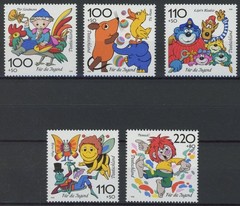 Germany 1995 : Youth / Strips – Good Set Very Fine MNH Stamps