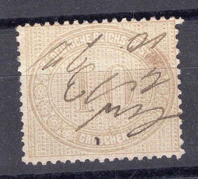 GERMANY, YV # 26, PEN CANCEL