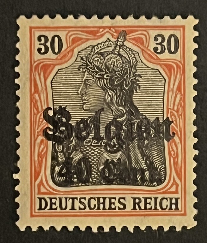 Travelstamps: Germany Offices in Belgium Stamps WWII, 40c OP Mint MOGH Wmk