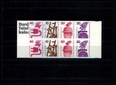 GERMANY BERLIN MH 9d I STAMP BOOKLET ACCIDENT PREVENTION 1974 mint ** m5972