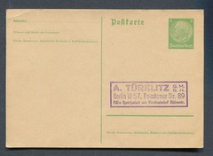 German Reich : 5 Pfennig Hindenburg stationary from 1933 – pre addressed – MNH