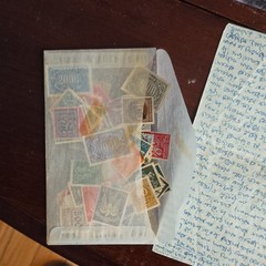 Several German tax stamps, a German tax stamp book from 1903