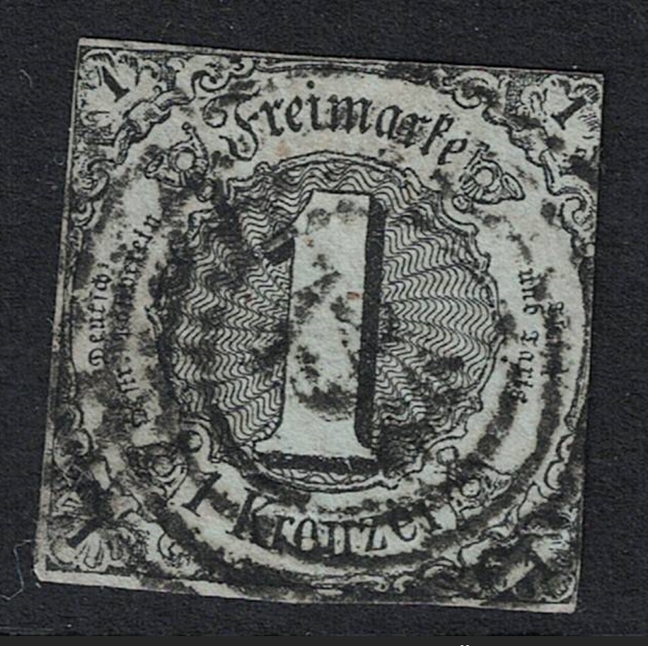 Thurn & Taxis SC# 42 Used / 133 Ring Cancel – S25384