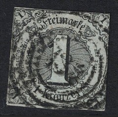 Thurn & Taxis SC# 42 Used / 133 Ring Cancel – S25384
