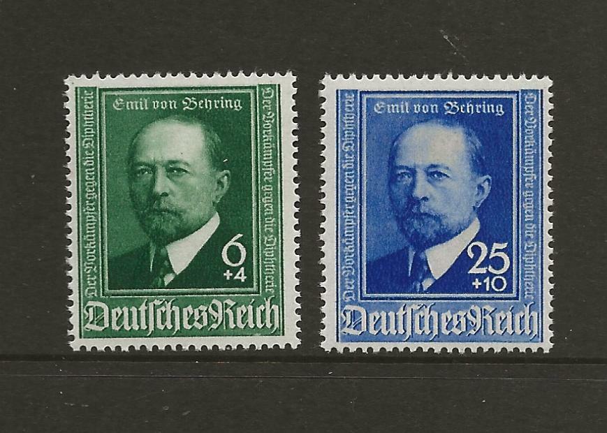 1940 Germany Diptheria Toxin Development SG748-749 Unmounted Mint