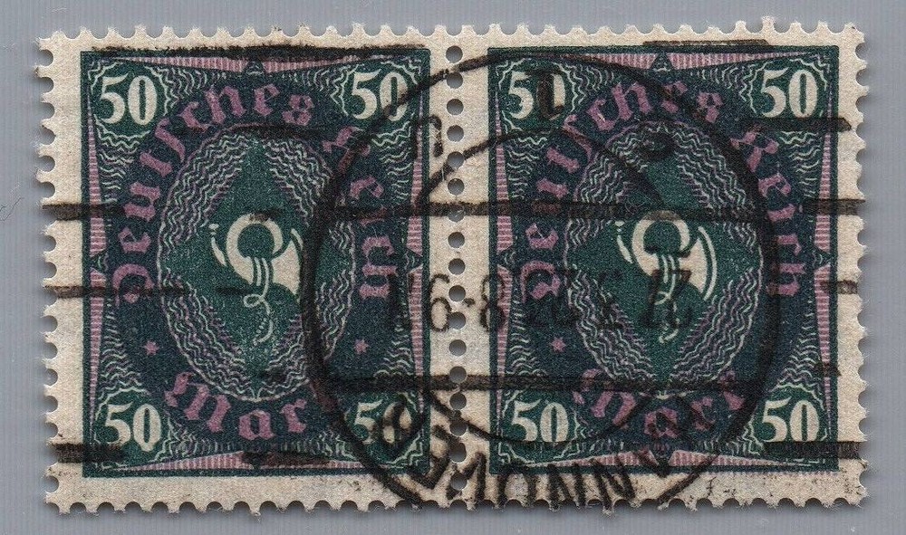 German Reich Michel No. 209 Wa stamped, inspected