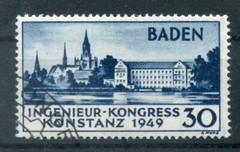 Frz.zone-baden 46I Real Postmarked BPP (80722