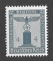 Sc # S14 MNH WWII Third Reich era stamp 1942 PF04 MNH from an original sheet