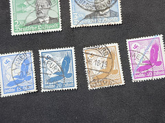 FLUGPOST German Third Reich Airmail Nazi Germany BIG 30 PC Stamp lot WWII WW2
