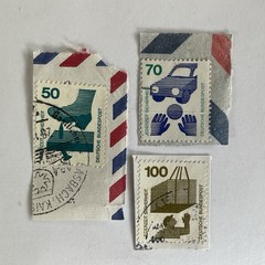 24 Germany stamps~1971-1982~Accident prevention~Macke~joust+German occupation