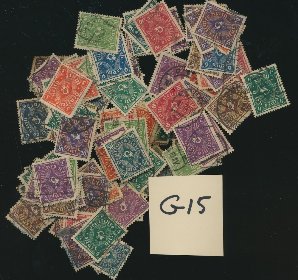 GERMANY – LOT OF 100+ MIXED – EARLY 1920’S ISSUED – #G15