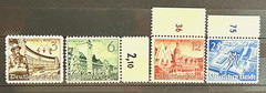1940 German set of 4 Stamps – Leipzig Spring Fair views of Leipzig MNH /904