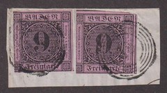 E6956: Baden #4 (2) Used on Piece, Showpiece; CV $52++