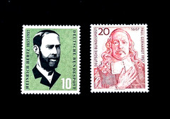 GERMANY REPUBLIC Stamp Lot – 1957 Hertz & Gerhardt Sn 762-63 MH r63