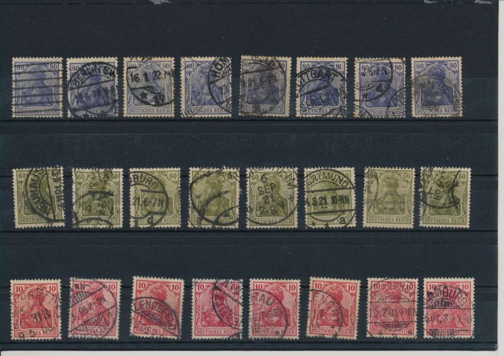 Germany, Deutsches Reich, Nazi, liquidation collection, stamps, Lot,used (BR 19)