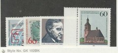 Germany – Berlin, Postage Stamp, #9N578-9N581 Mint NH, 1989