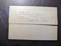 1943 Germany Concentration Camp Folded Letter Cover Auschwitz to Krakau Poland