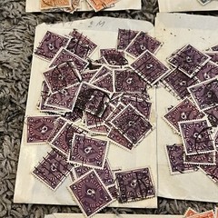 1922-1923 HUGE INVESTOR’S LOT OF GERMANY POSTHORN (ONE COLOR) STAMPS