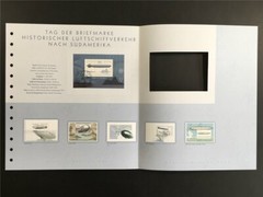 GERMAN POST ART-EDITION 2007/08 LUFTFAHRT ZEPPELIN AVIATION
