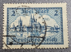 Stamp Germany Reich 2 Mark 1933 Bauwerke Köln Mi. Nr. 365 (34247)