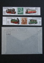 Sixty-three (63) stamps from East Germany (DDR), 1980-1982, MNH w/2 exceptions