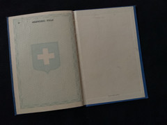PASSPORT AIABATHION GREECE 96 YRS OLD . WITH POSTMARKS & RARE STAMPS 1930