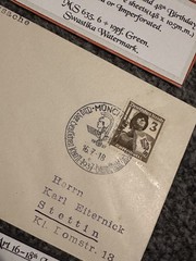 GERMANY 1937 THIRD REICH WWII FDC HITLERS CULTURE FUND AND BIRTHDAY MUNICH PMK