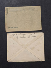 1943 WWII German Luftwaffe Soldiers Feldpost War Letter Covers sent home to Wife