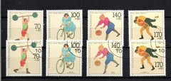 Germany MiNo 1499 + 1502 sports aid used + never mint