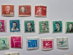GERMANY (DDR) stamps Lot of 27 1958-1962 All Different