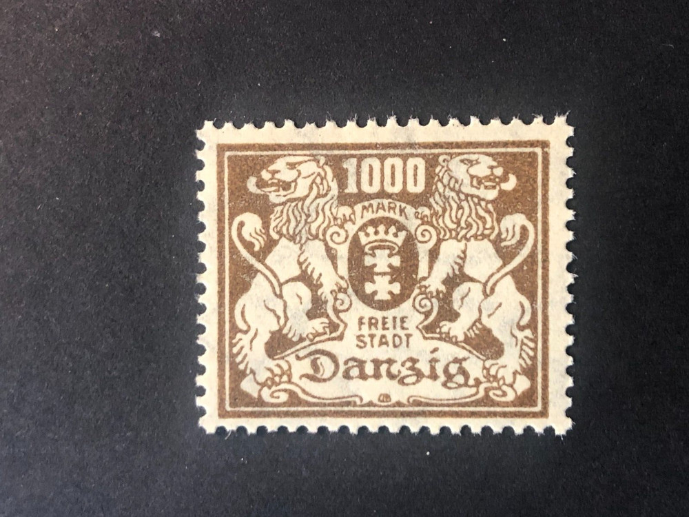Germany POLAND DANZIG 1921 FREE STATE, 1000 Mark MNH /s3 #126