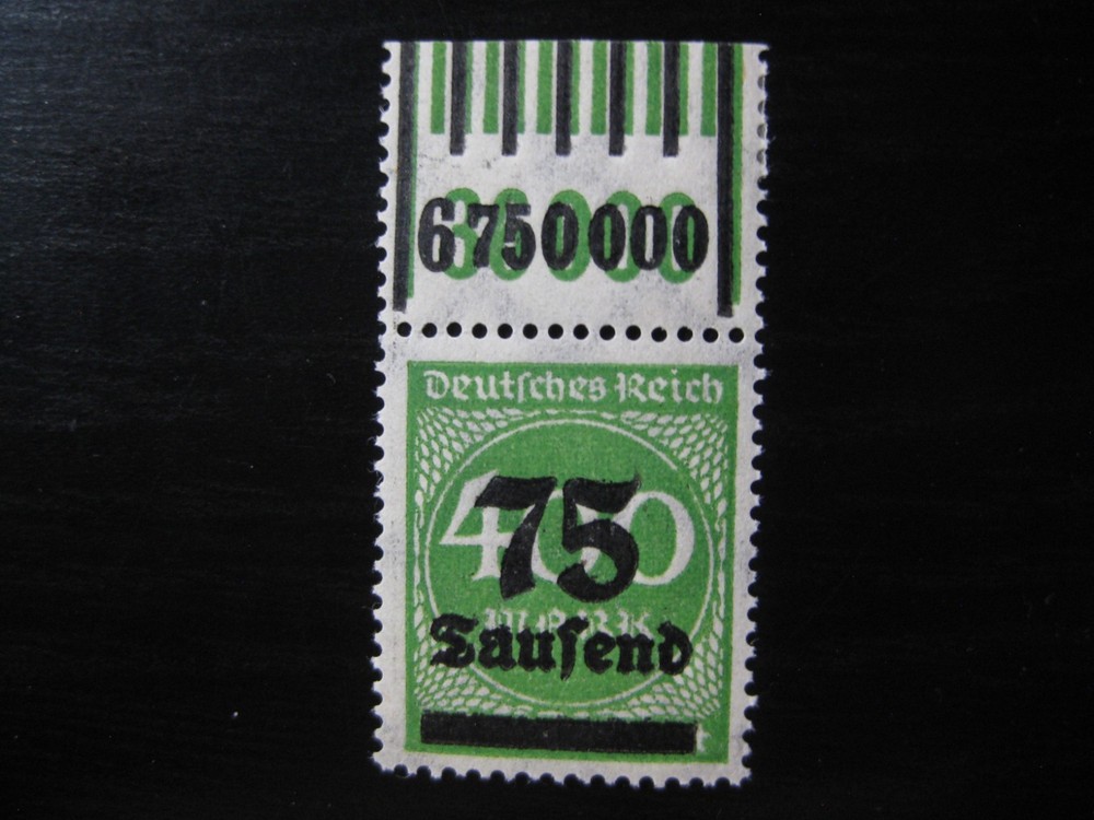 DEUTSCHES REICH Mi. #287 W OR scarce mint MNH stamp! CV $3.00
