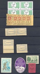 GERMANY-23 x BACK OF BOOK- LABELS -POSTER STAMPS REVENUES -F/VF @2