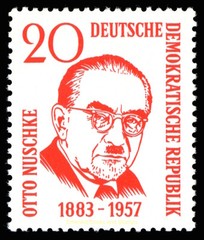 EBS East Germany DDR 1958 – Otto Nuschke – Communist – Michel 671 – MNH**