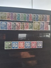 pre, during and post ww2 german stamps