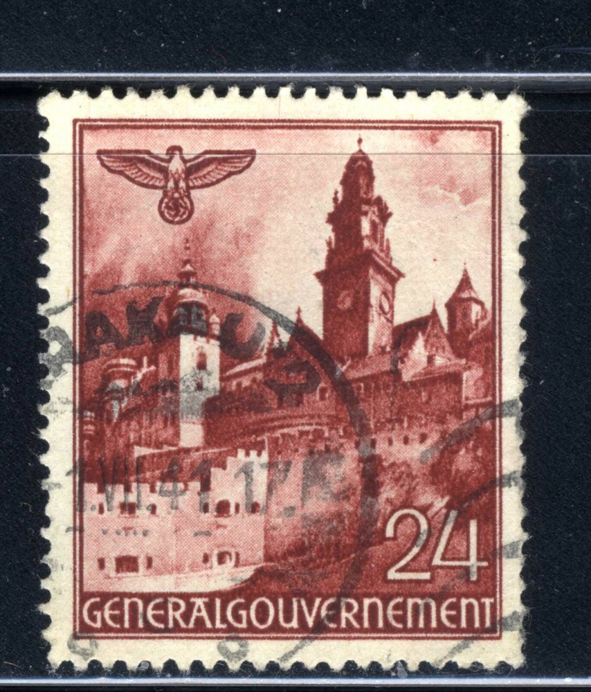 1940-41 Germany Poland General Gov’t WWII⚔️HITLER NAZI Occupation 24pf N63 OS1