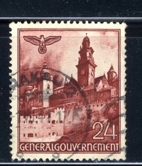 1940-41 Germany Poland General Gov’t WWII⚔️HITLER NAZI Occupation 24pf N63 OS1