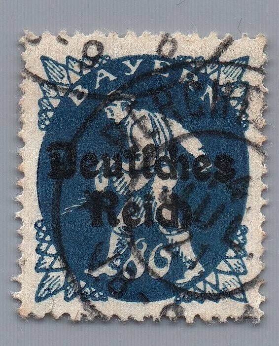 German Reich Michel No. 128 AF XI stamped and inspected
