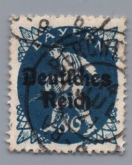 German Reich Michel No. 128 AF XI stamped and inspected