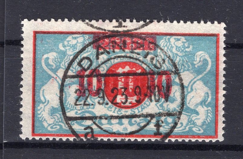 Danzig 150AFI Stamped 22EUR (Y81821) Echt